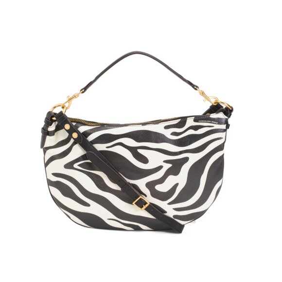 AIMEE KESTENBERG Zebra Leather You'Re A Star Hobo